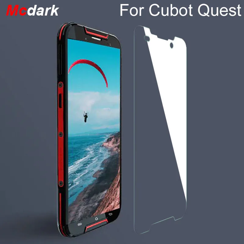 Mcdark 9H Tempered Glass For Cubot Quest Screen Protector Film Cover Easy To Install Phone | Мобильные телефоны и