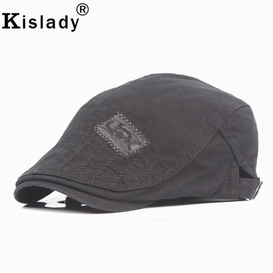 Kislady новинка осень зима Повседневный хлопок берет шапка для мужчин хит простая