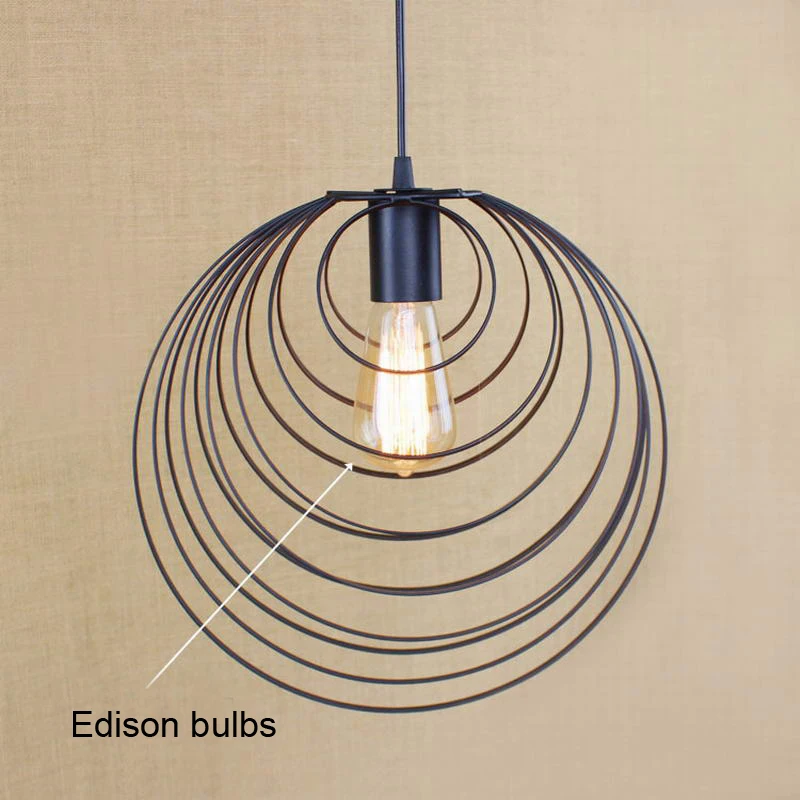 Лофт ретро винтажные подвесные светильники промышленные кованые Бар Кафе