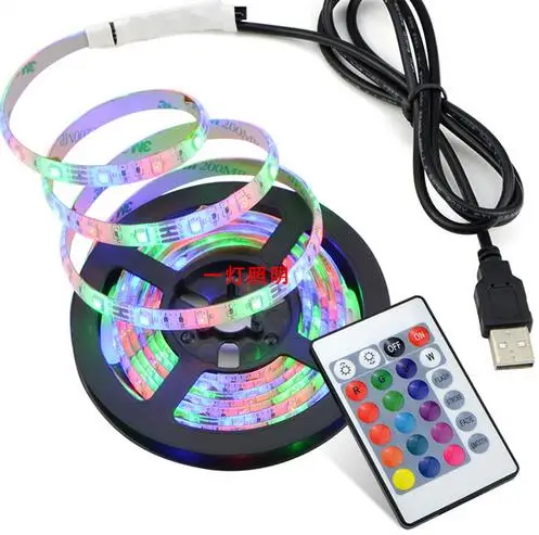 

5V USB Power LED Strip light RGB 2835 3528 SMD HDTV TV Desktop PC Screen Backlight & Bias lighting 1M 2M 3M 4M 5M NOT Waterproof