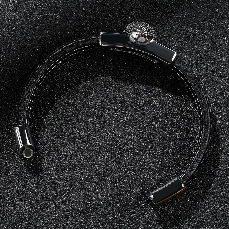 Классический плетеный браслет из натуральной кожи аксессуары для головы Будды