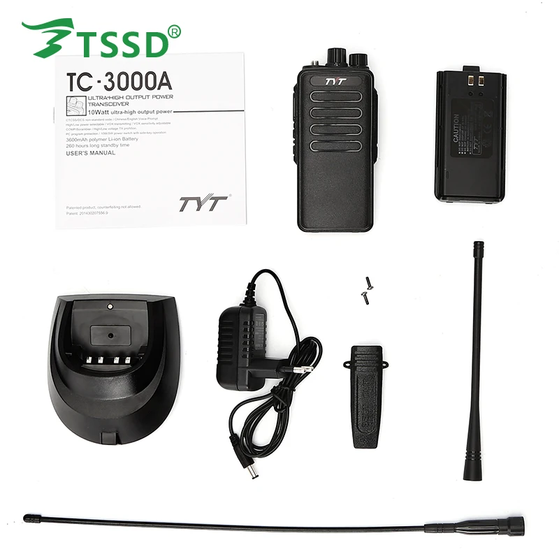 TYT TC-3000A VHF 136-174MHZ радио приемопередатчик TC-3000A 10W портативная рация