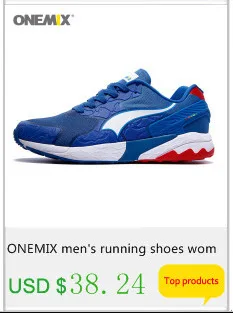 ONEMIX running shoes men's air shoes breathable outdoor sports light buffer walking shoes professional sports shoes size 39-47