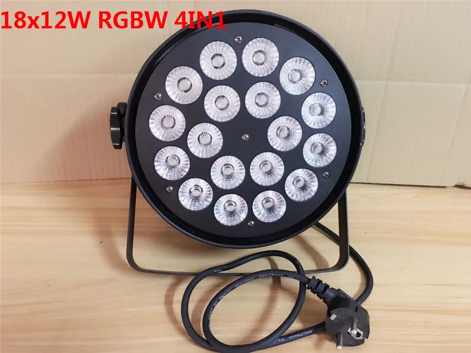 Алюминиевый корпус 18x12 Вт RGBW Led Par свет DMX сценические огни бизнес