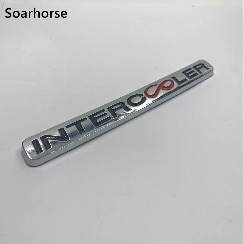 Soarhorse новый стиль интеркулер Логотип Наклейка для Toyota HILUX 3D хром эмблема значок