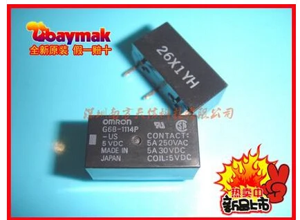 Фото NEW relay G6B-1114P-US-5VDC G6B-1114P-US 5VDC G6B-1114P G6B1114PUS DC5V 5A DIP4 10pcs/lot NEW relay G6B-1114P-US-5VDC G6B-1114P-US 5VDC G6B-1114P G6B1114PUS DC5V 5A DIP4 10pcs/lot