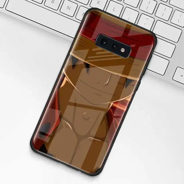 002 Чехол из закаленного стекла для samsung Galaxy S10 S10e S9 S8 S10 Plus Note 9 A50 A30 - Цвет: 002