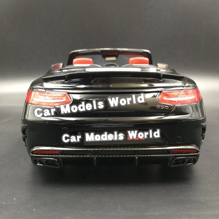 Полимерная модель автомобиля для GT Spirit 850(черный) 1:18+ маленький подарок