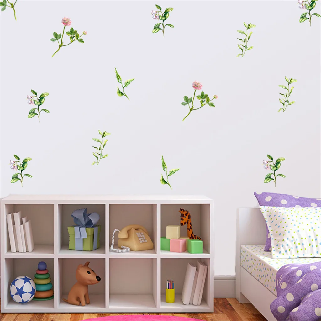 Kakuder стена наклейки Наклейка для спальни гостиной DIY цветок съемные