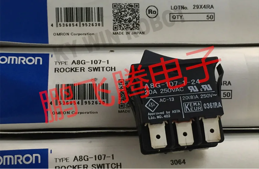 1 шт. Япония Omron A8G 107 24 20A переключатель высокого тока типа корабля 6 футов 2