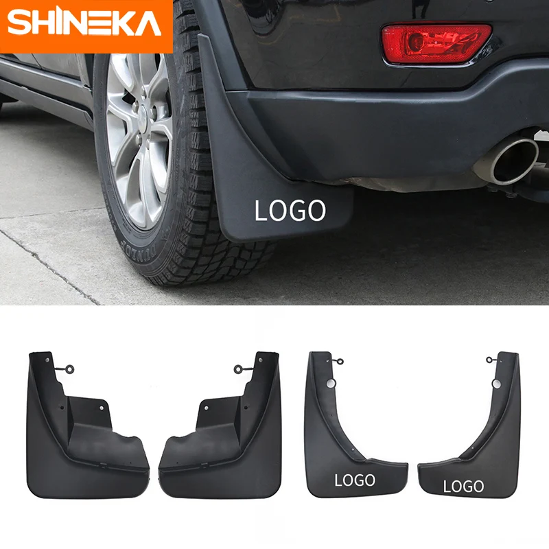 Брызговики SHINEKA для Jeep Grand Cherokee 2011 2018 брызговики из АБС пластика аксессуары