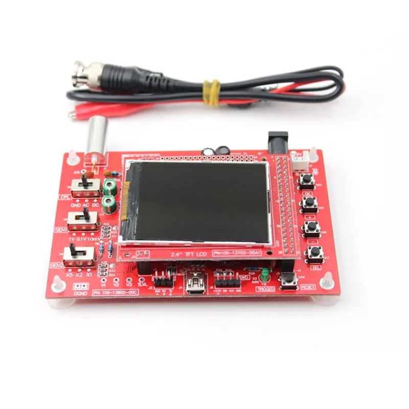 Fully Assembled DSO138 Open Source 2.4&quot TFT Digital Oscilloscope (1Msps) with FREE Probe Oscilloscoop Osciloscopio DIY | Инструменты