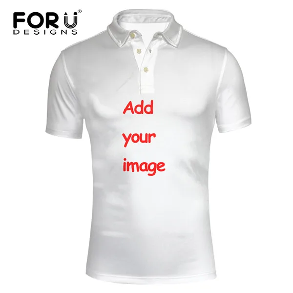 customized your life FORUDESIGNS/Новое поступление, рубашка, персонализированная Мужская рубашка, летняя рубашка с коротким рукавом и 3D принтом, XS-XXXL - Цвет: customized your life