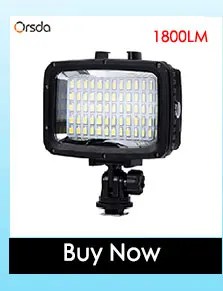 SL-109 30 led для gopro светодиодный камера видео свет открытый водостойкий 40 м Дайвинг заполняющий свет для GoPro Hero Yi 4 к SJCAM Action S