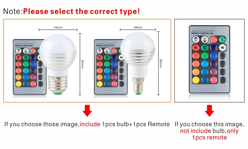 LATTUSO 110V 220V 85-265V E27 E14 Светодиодный 16 меняющий цвет RGB волшебный светильник лампа RGB светодиодный светильник Точечный светильник+ ИК пульт дистанционного управления