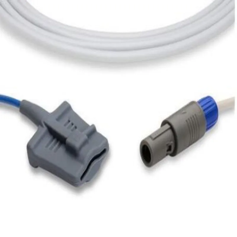 

2017 Compatible for Biolight M69,M6,M12 Digital lemo5pin Adult Soft Silicone SpO2 Sensor 15-1400-0010 Blood Oxygen probe 3M/9ft