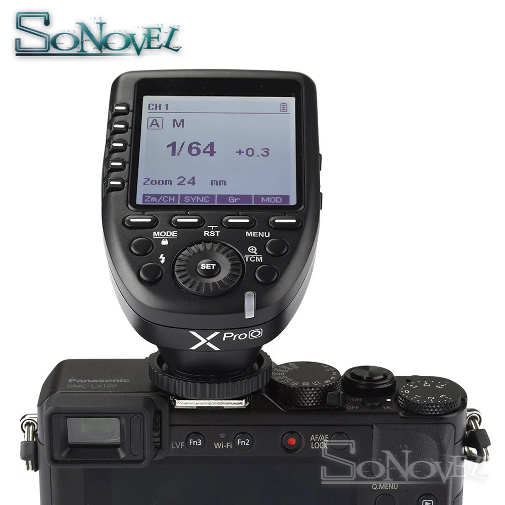 В наличии Godox XPro-O 2 4G TTL беспроводной высокоскоростной синхронизатор 1/8000s Flash