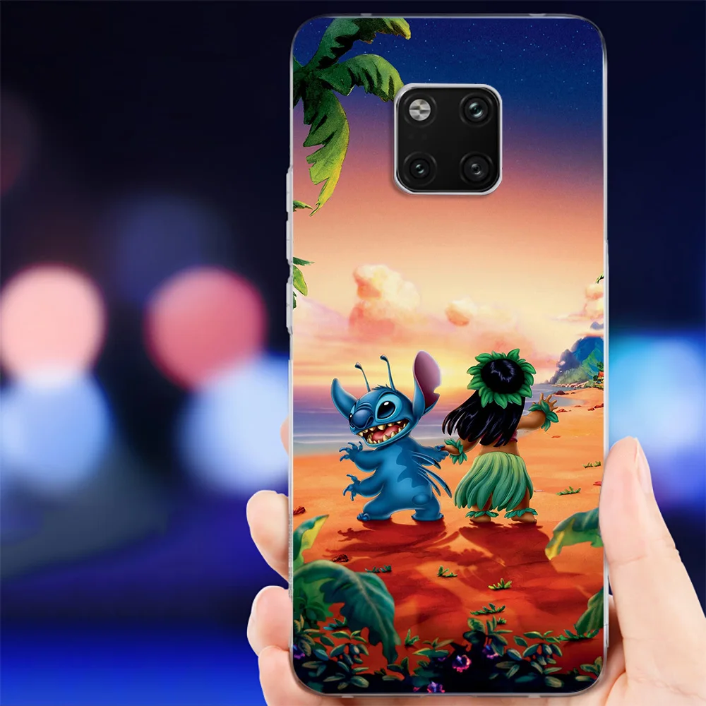 IYICAO милый мягкий силиконовый чехол для телефона Lilo &amp Stitch Huawei Mate 10 20 Lite Pro Nova 2 2i 3 3i 4