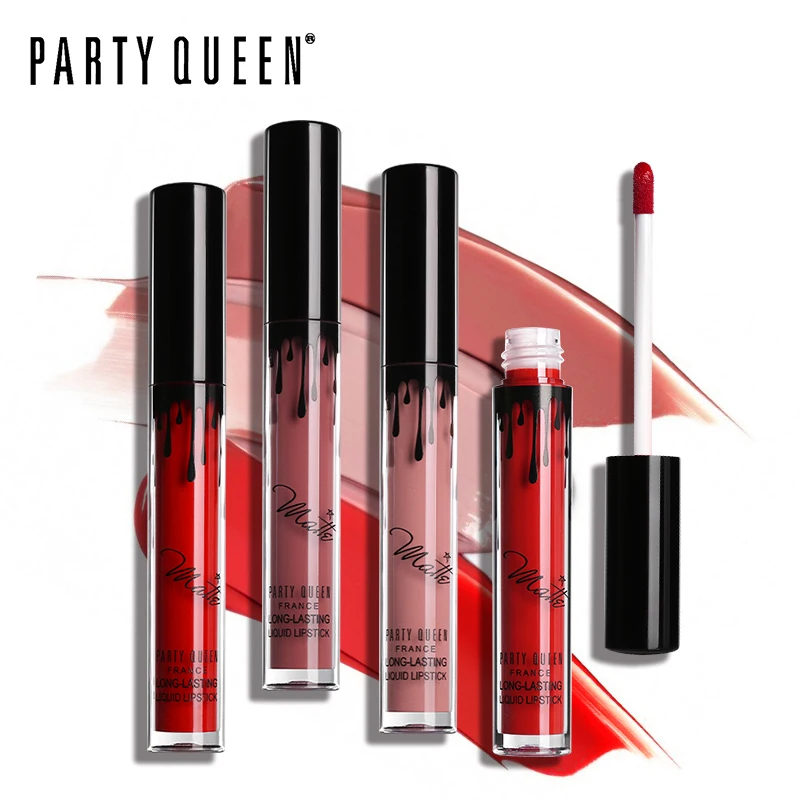 Вечерние королевские ультра матовые бархатные губные помады жидкие долговечные