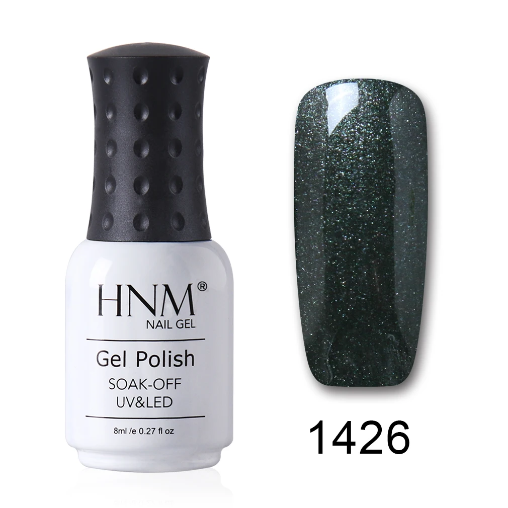 1426 HNM 199 цветов Гель-лак для ногтей Светодиодный УФ-гель для ногтей замочить от ногтей Гель-лак блеск 8 мл Черный Белый Красный Гибридный гвоздь Гель-лак - Цвет: 1426