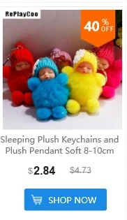 Play Dead Rabbit Fur Kawaii, плюшевая кукла-кролик, мягкие игрушки-животные, Маленькая подвеска, брелок, Модный меховой помпон GMR016