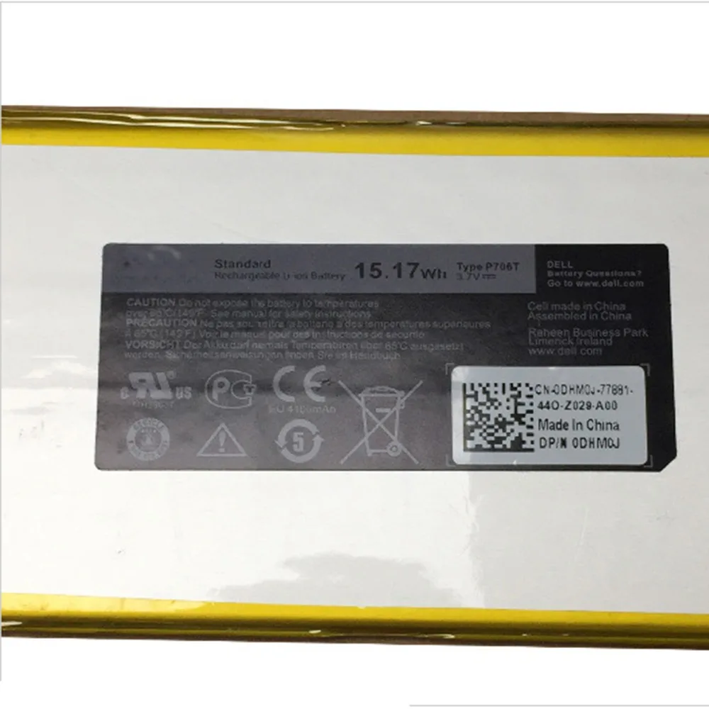 3 7 V 15.17Wh/4100 мА/ч P706T новый оригинальный планшет Батарея для Dell Venue 8 3730 3830 0CJP38 |