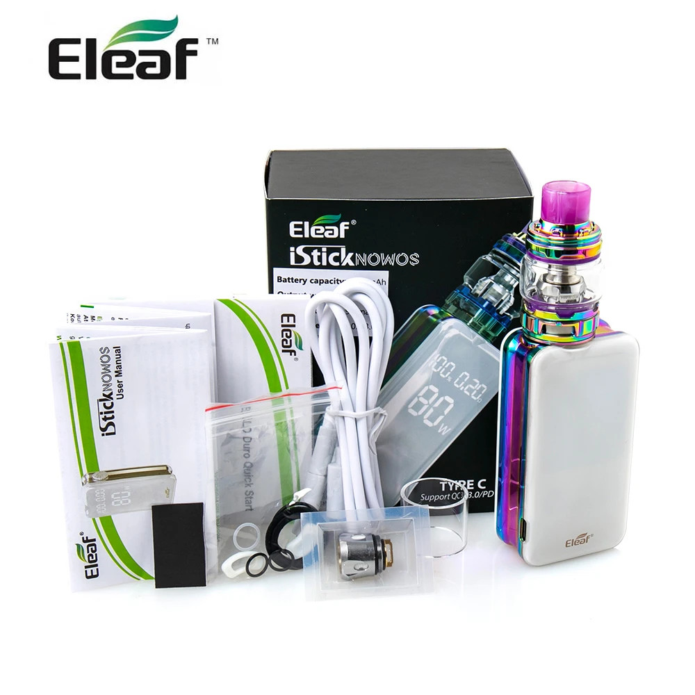 Электронная сигарета Eleaf iStick 80 Вт бак ELLO Duro 6 5 мл/2 мл встроенный аккумулятор 4400
