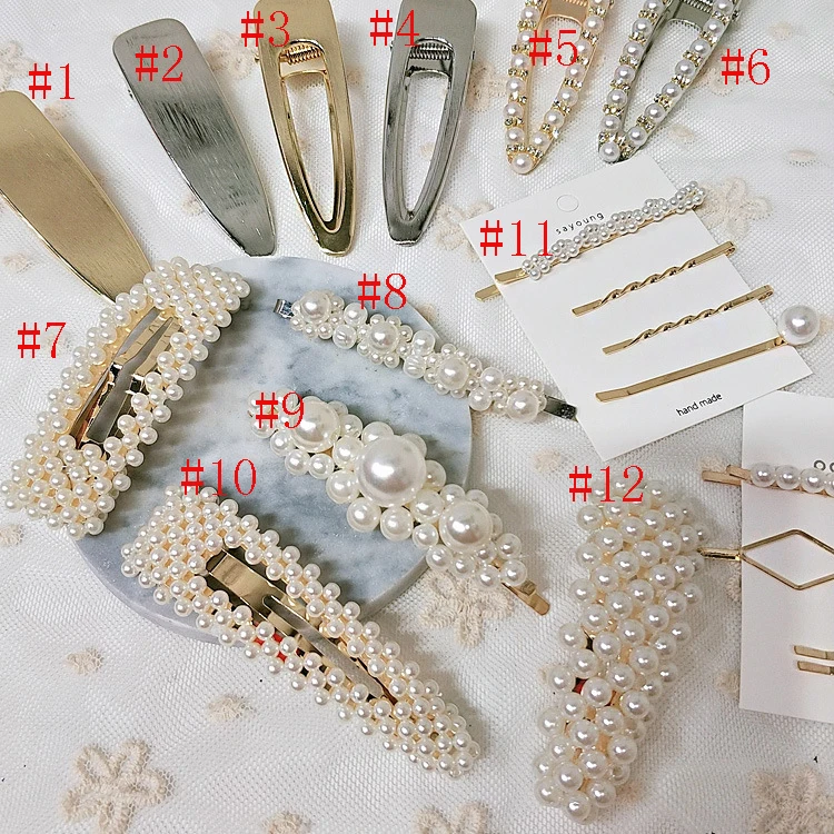 36pc/lot Full pearls Hair Clips for Women Fashion Sweet Imitation Korean Style Hairpins Alloy BB Hairgrip Girls Accessories | Аксессуары