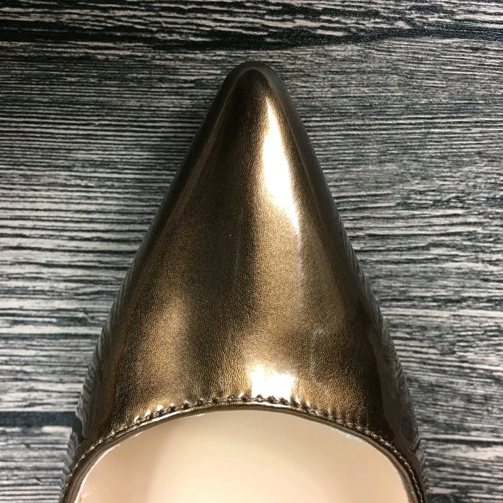 Женские лакированные туфли на высоком каблуке 10 см 12 | Обувь