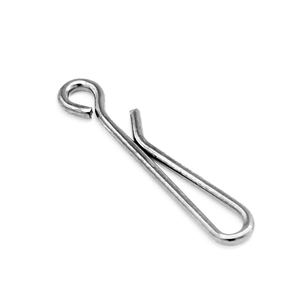 50pcs/box Bearing Lock Rolling Swivel Pin Solid Ring Snap Barrel Tackle Tool Connector Fishing Lure Line Accessories | Спорт и