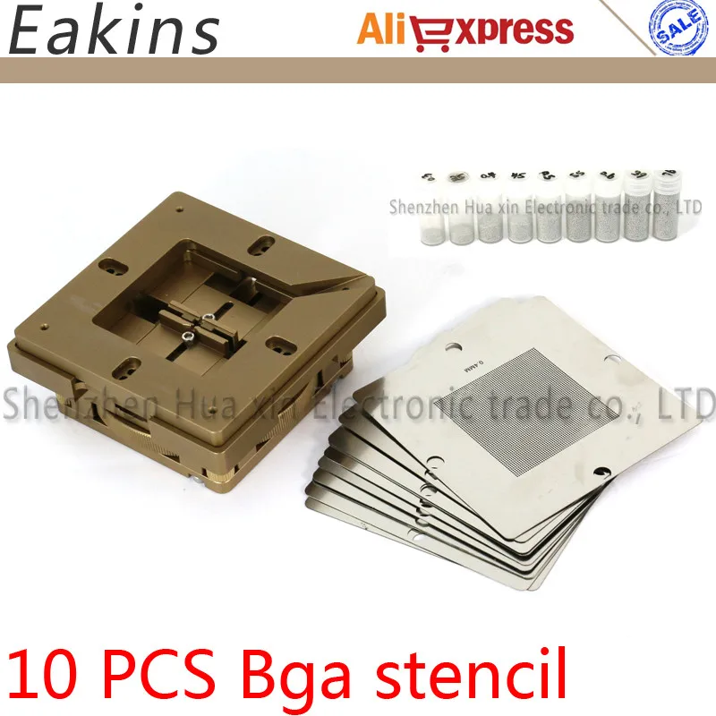 Паяльная станция BGA 90 мм из алюминиевого сплава комплект для реболлинга замок