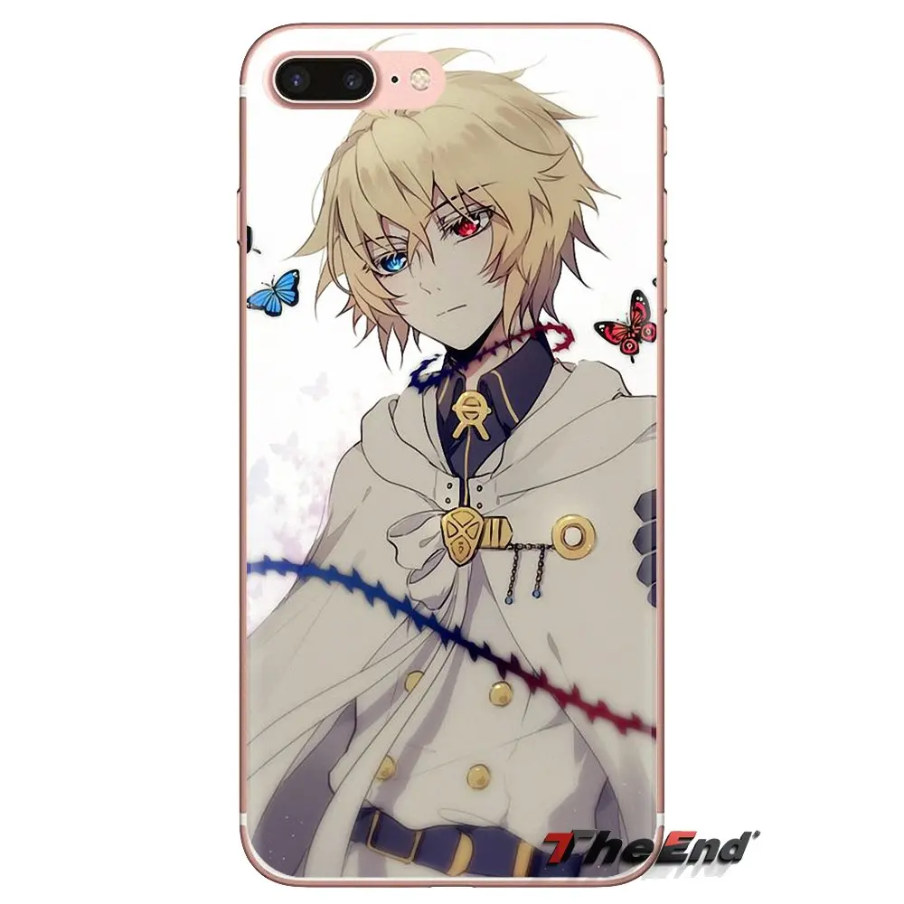 Чехлы для телефонов аниме Owari no Seraph Of The End LG Spirit Motorola Moto X4 E4 E5 G5 G5S G6 Z Z2 Z3 G2 G3 C Play Plus Mini