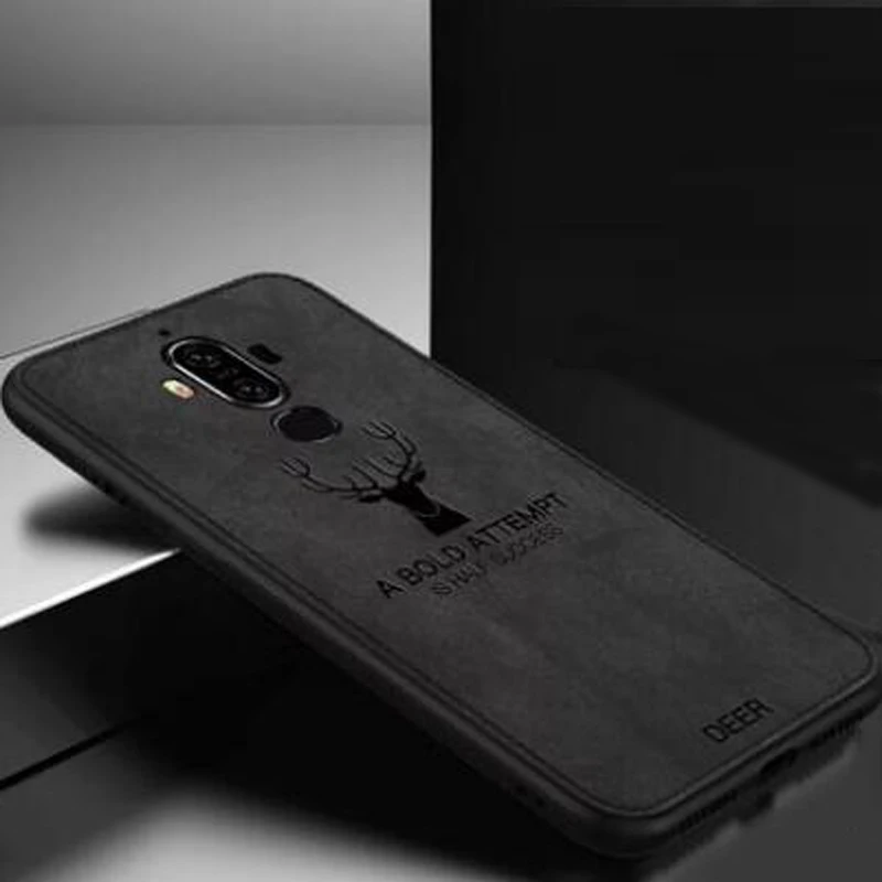 Термополиуретановый тканевый чехол с текстурой для Huawei Mate 9 силиконовый