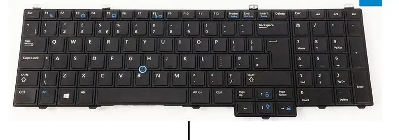 Клавиатура для Dell Latitude 15 5000 E5540 US/UK/ирландский/русский/испанский/латинский