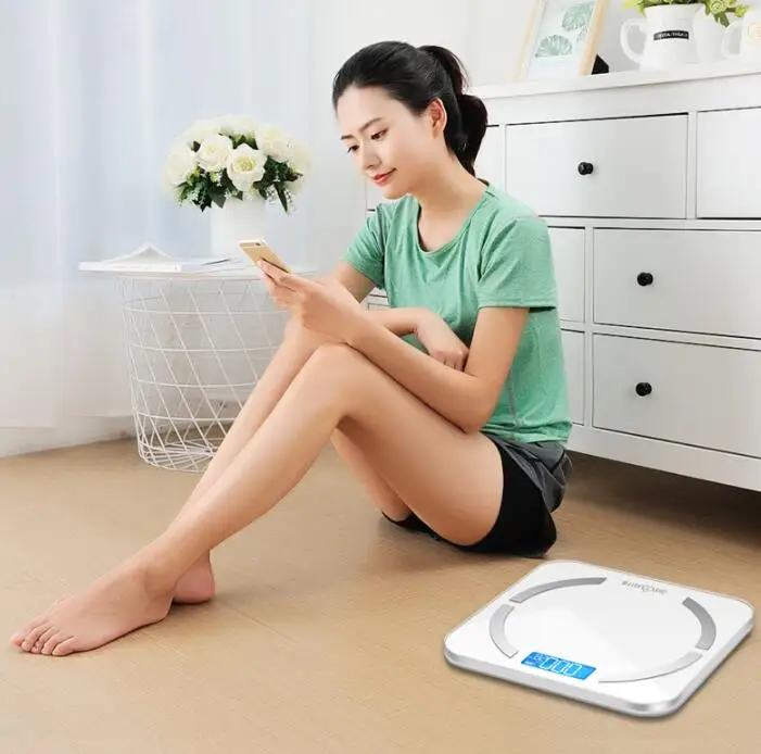 Intelligent body fat weighing household small adult precision electronic scale female weight free shipping | Дом и сад
