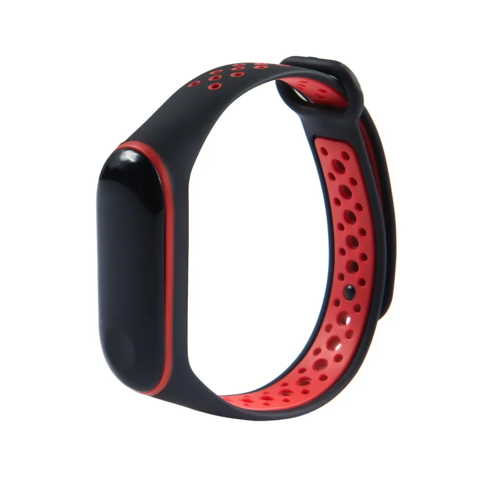 XBERSTAR двухцветные силиконовые браслеты браслет ремешок для XIAOMI MI Band 4 3