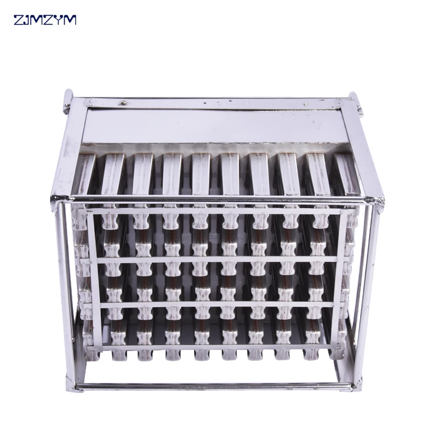 

304 Stainless Steel Frozen Yogurt Ice Cream Ice Pop Lolly Cube Icepop Icicle Freezer Mold Frozen food equipment 40 branches