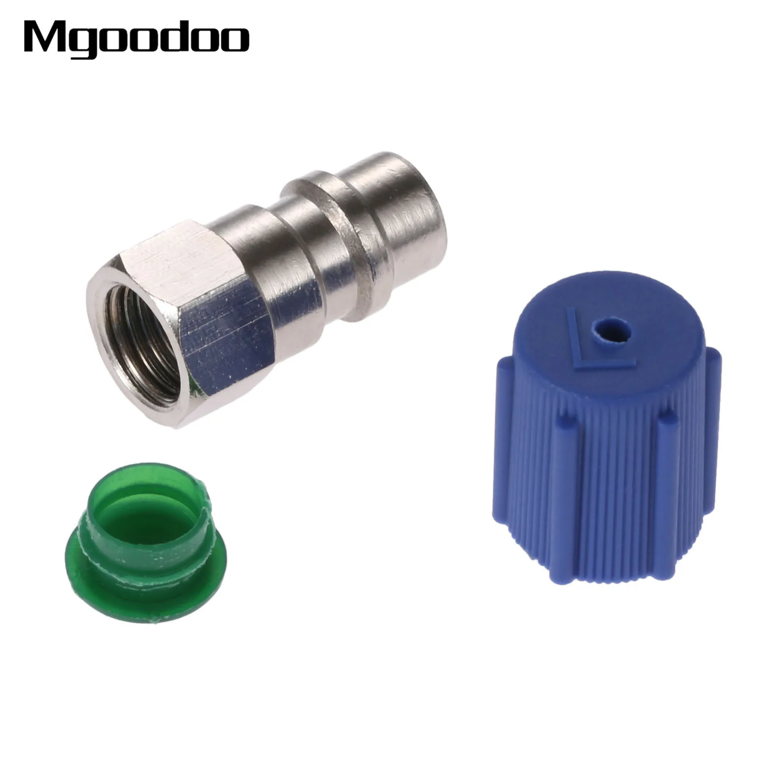 AC 3/" 7/16" R12 R22 в R134a модифицированные детали комплект конверсионный клапан-адаптер фитинг с колпачками клапаны ядро кондиционера части
