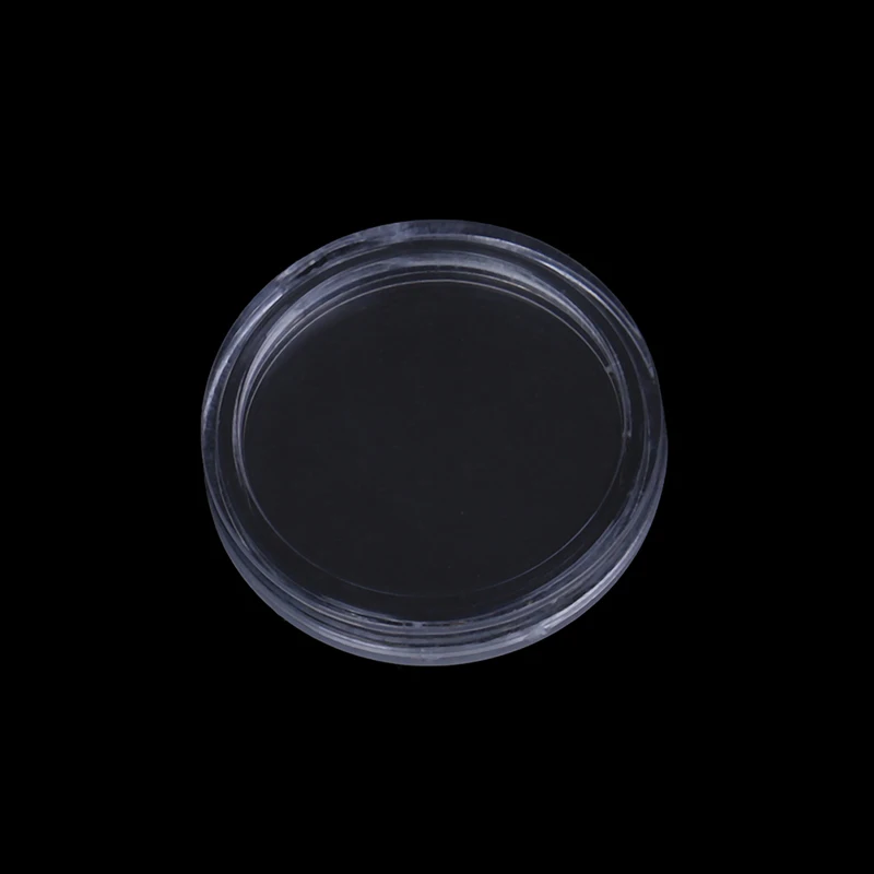 

20mm Small round transparent plastic coin capsules case 20mm 10pcs 100% Brand new and high quality