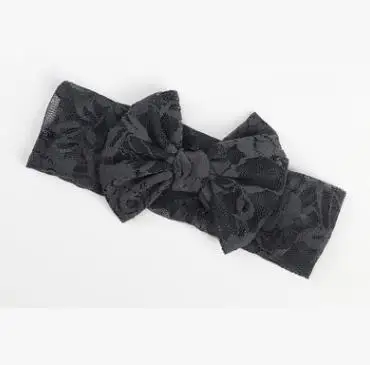 Оптовая продажа 10 шт. 2017 Кружевная повязка на голову Однотонные эластичные