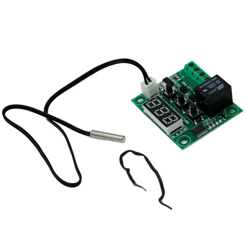 Термо контроллер W1209 10 шт./лот 12 в пост. Тока термо скидка 30%|temperature controller|thermostat