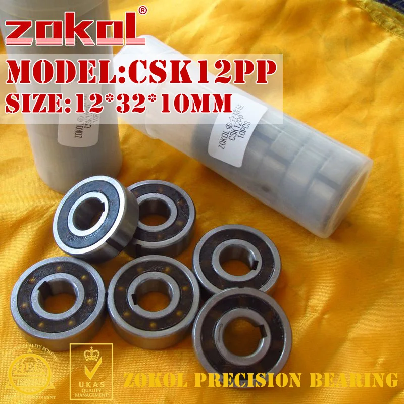 Подшипник ZOKOL CSK12 PP BB12 ZZ6201 односторонний подшипник сцепления 12*32*10 мм|bearing bearing|bearing