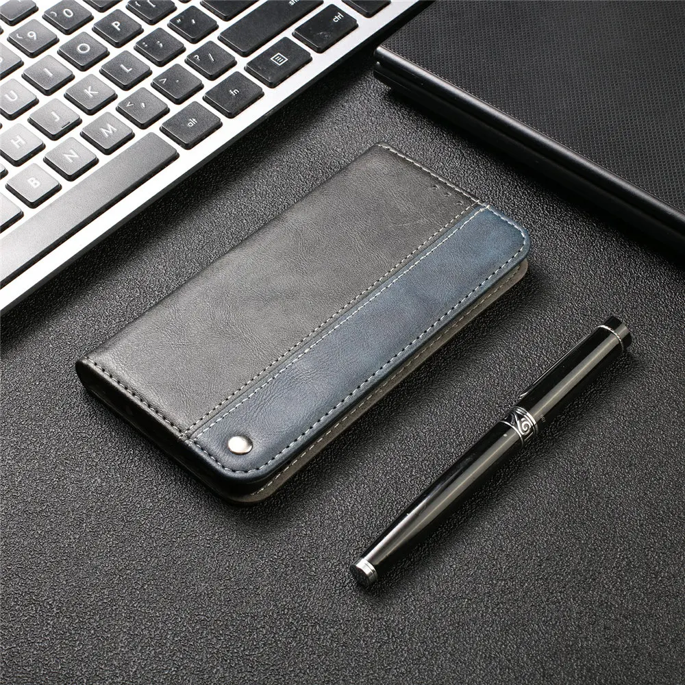Кожаный чехол-книжка для Xiaomi Redmi 6A Note 7, роскошный Контрастный ЦВЕТНОЙ чехол для телефона с отделением для карт, для Redmi 5A Note 6 Pro