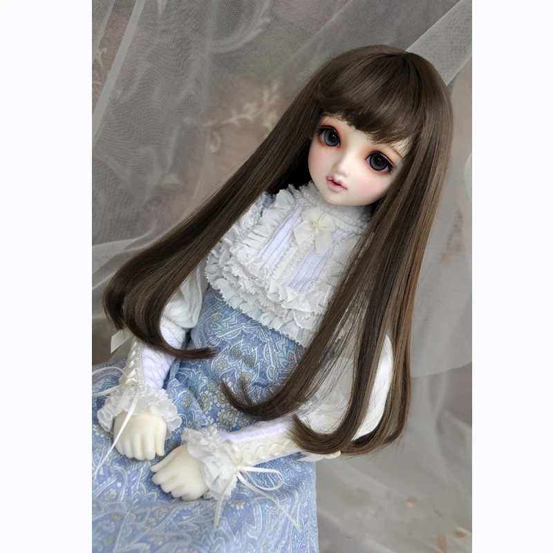 Аксессуары Allaosifydoll 1/3 1/4 парик для шарнирной куклы кукол длинные прямые косые
