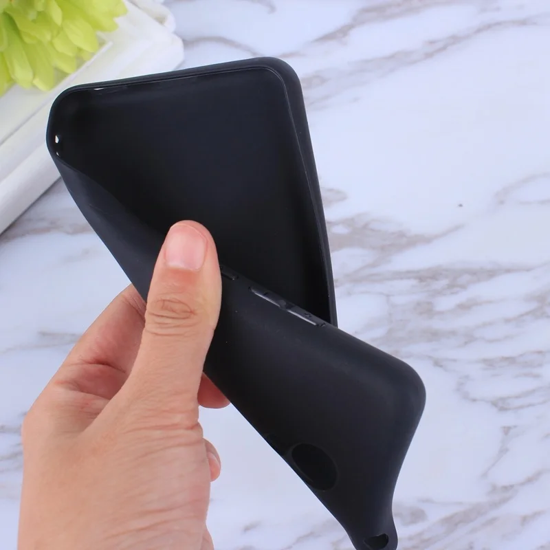 Мягкий черный матовый чехол для Xiaomi Redmi 4x 4A Чехлы телефона сумки на заднюю панель