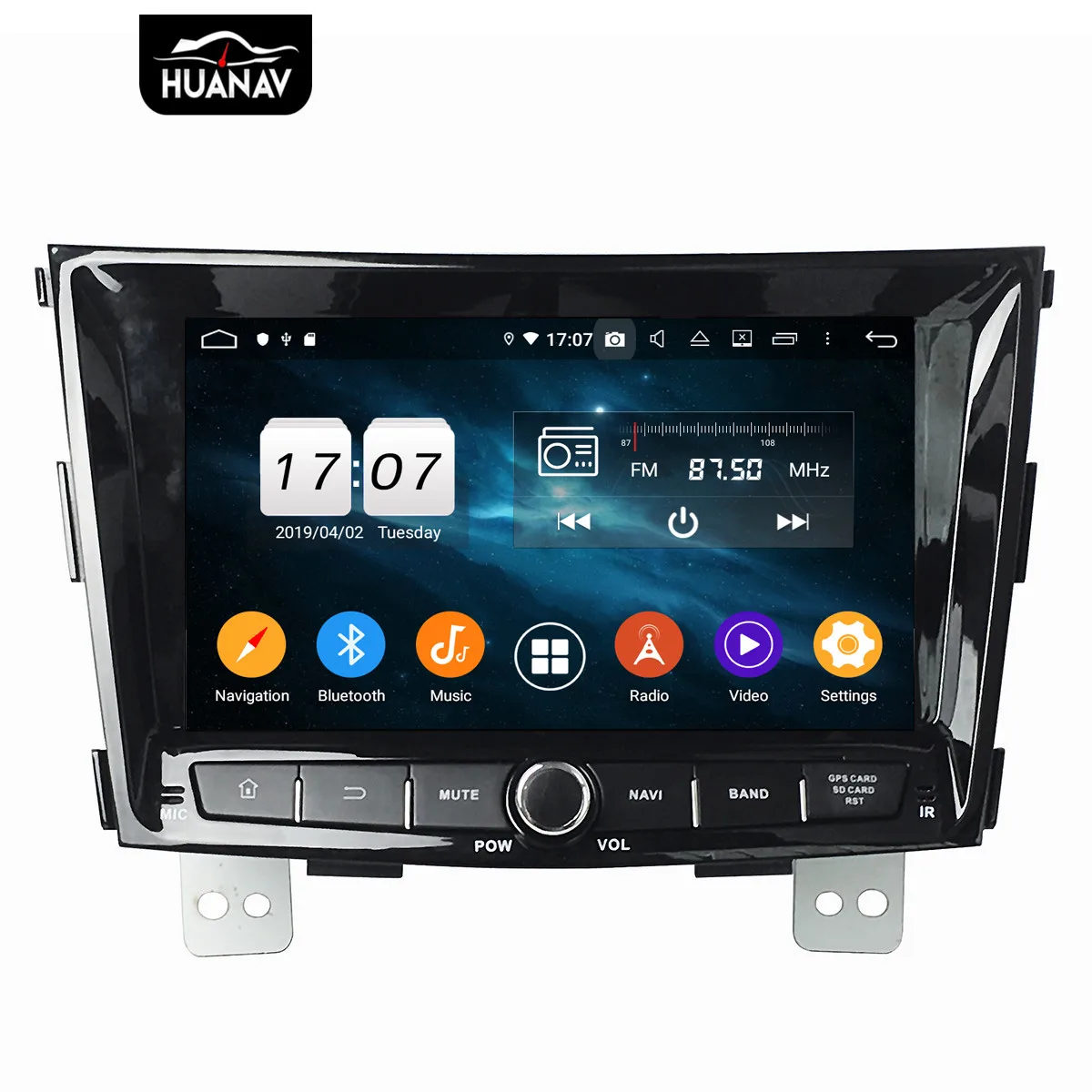 DSP Android 9 0 автомобильный CD DVD плеер GPS навигация для Ssangyong Tivolan 2014 + Авто Стерео Радио