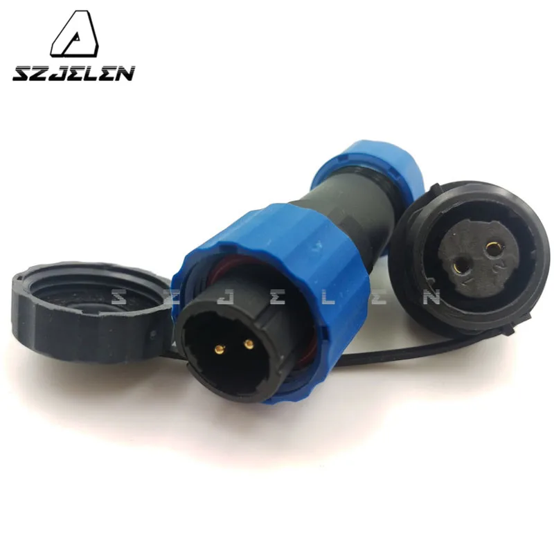 SD16TP-ZM IP67 2-контактный водонепроницаемый и пыленепроницаемый авиационный разъем