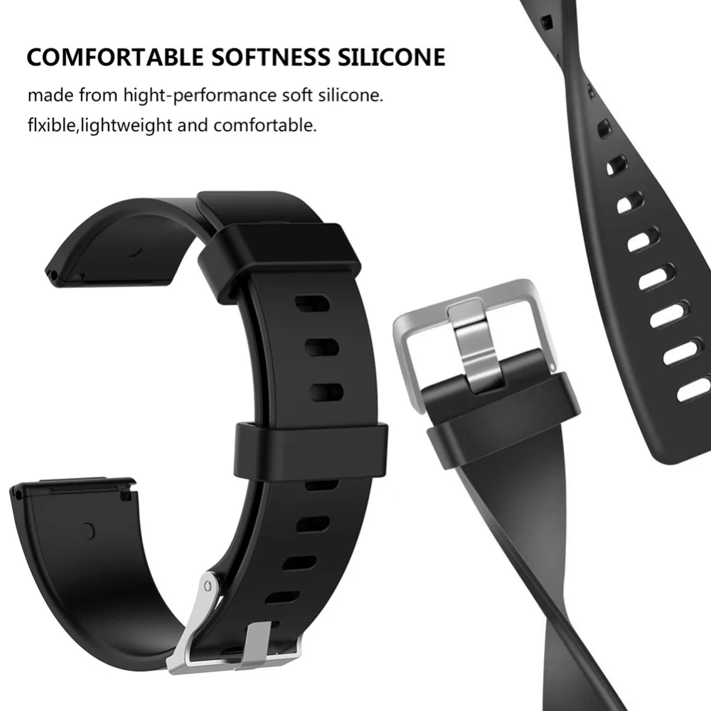 Силиконовый ремешок для часов versa Воздухопроницаемый браслет Smartband сменный