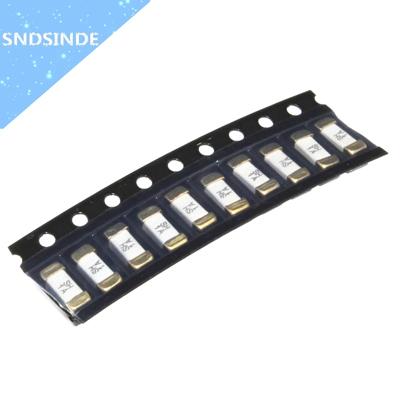 Gold foot 1808 125V 0451 SMD Fast blow Fuse 0.5A 0.75A 1A 2A 3A 4A 5A 6.3A 8A 10A 12A 15A 500MA 750MA 0451 ultra-rapid fuses