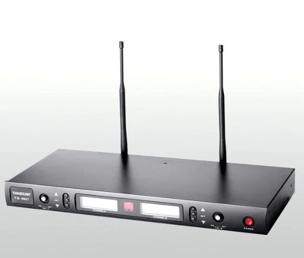 Takstar TS-8807A UHF беспроводной микрофон Двухканальный Беспроводной ЖК-дисплей с